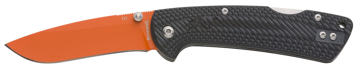 Browning Back Country Small Fixed Blade Deep Belly Skinner D2 Steel Blade G10 Handle