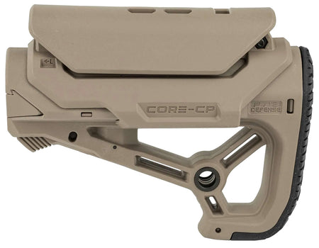 FAB Defense GL-CORE S CP-CQB Combat Stock with Cheek Rest, Flat Dark Earth