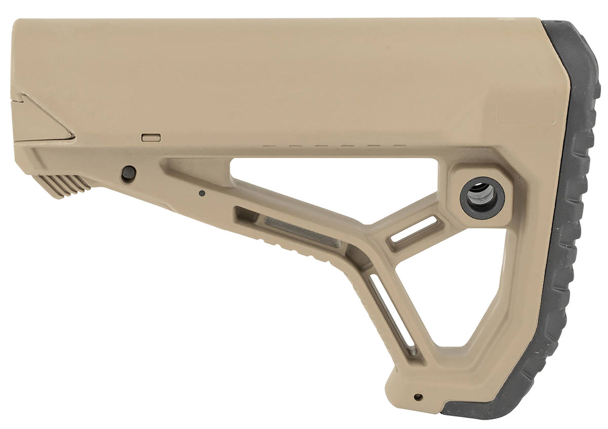 FAB Defense FXGLCORET GL-CORE AR-15/M4 Buttstock Flat Dark Earth - Fits Mil-Spec & Commercial Tubes