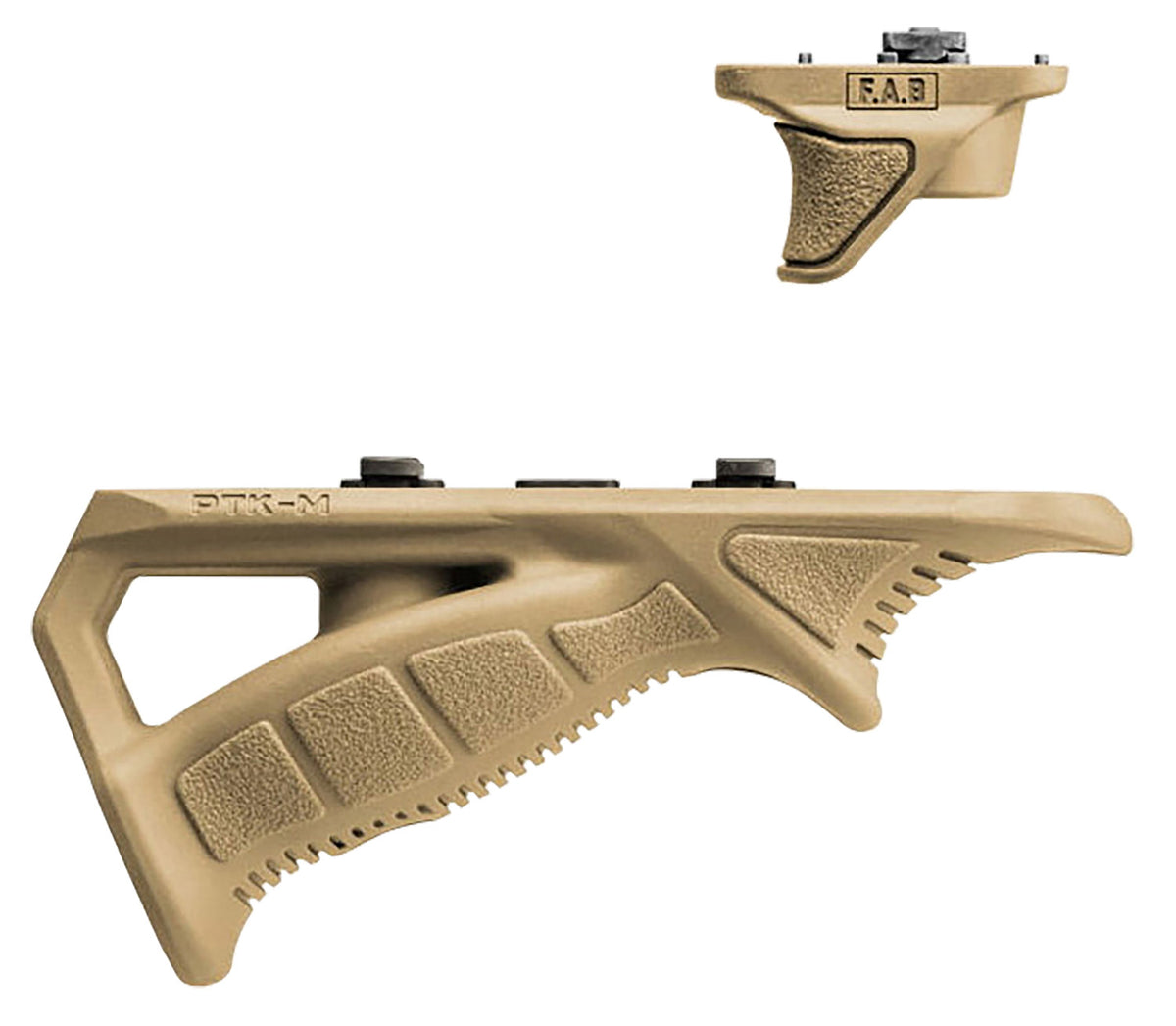 FAB Defense PTK-M Rubberized M-LOK Ergonomic Pointing Foregrip Combo Pack Flat Dark Earth
