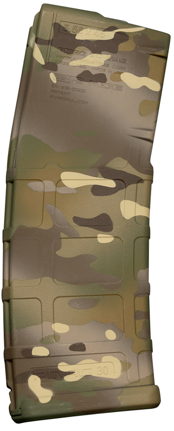 Weapon Works 228040 PMAG GEN M2 MOE 30rd 5.56x45mm AR-15 Magazine MultiCam Polymer