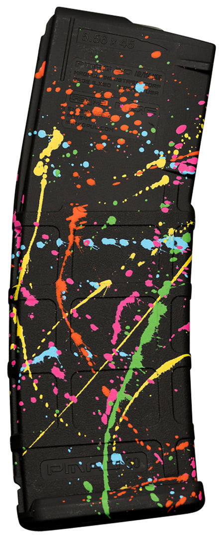 Weapon Works 228049 PMAG GEN M2 MOE 30rd 5.56x45mm NATO AR-15 Magazine Splatter Polymer