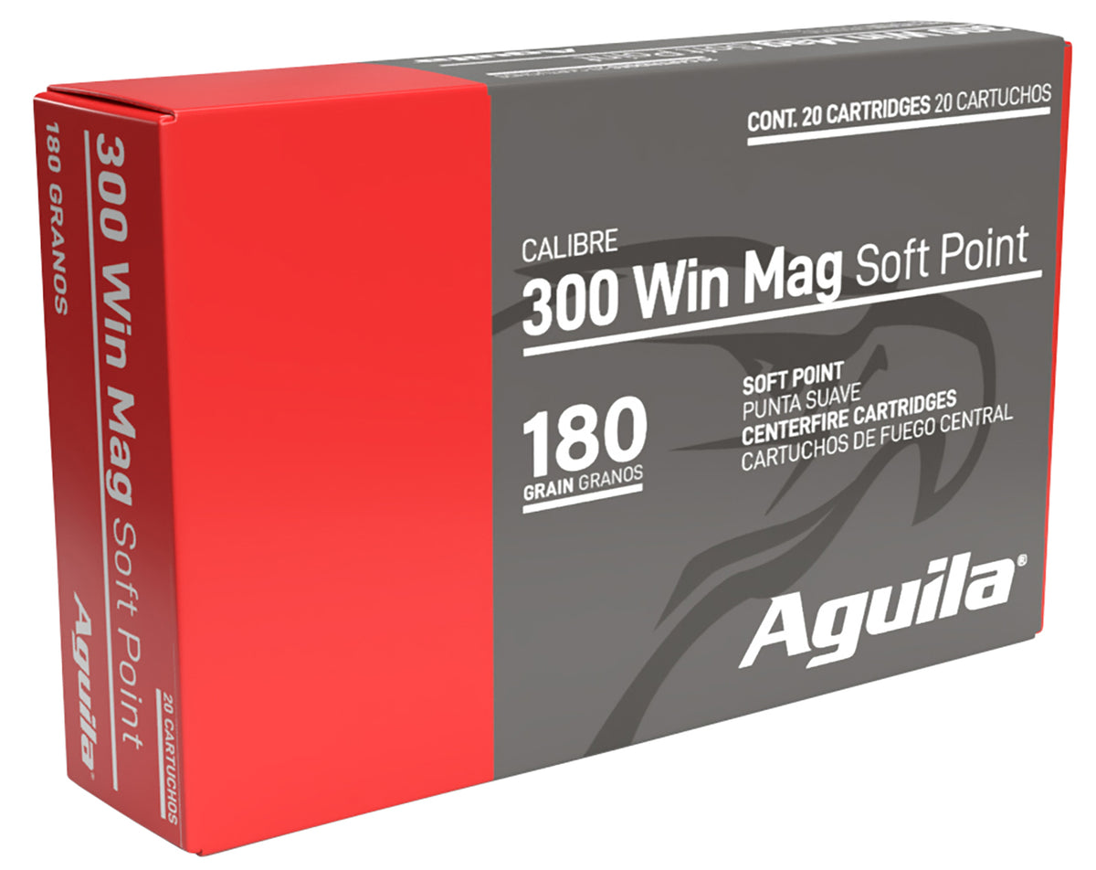 Aguila 82044AG Interlock   180 Grain .300 Winchester Mag