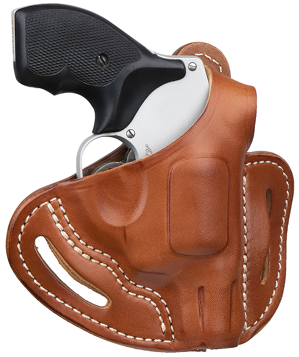 1791 Gunleather RVHX-1 OWB Classic Brown Leather Belt Slide Holster J-Frame Right Hand