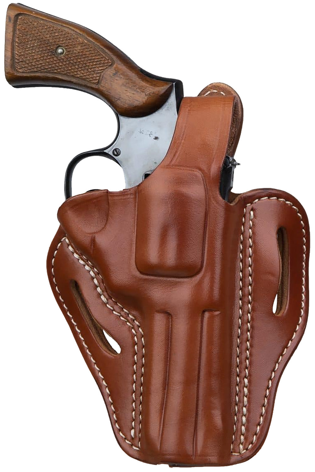 1791 Gunleather RVHX-2 OWB Classic Brown Leather Belt Slide Holster K/L-Frame Up to 4" Barrel Right Hand