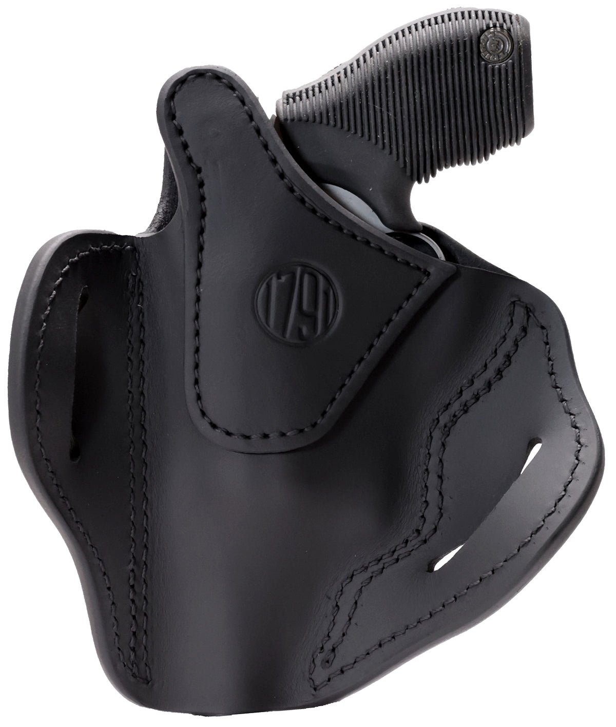 1791 Gunleather RVHX-3 OWB Stealth Black Leather Thumbbreak Holster Size 03 Z-Frame Revolver Belt Slide Right Hand