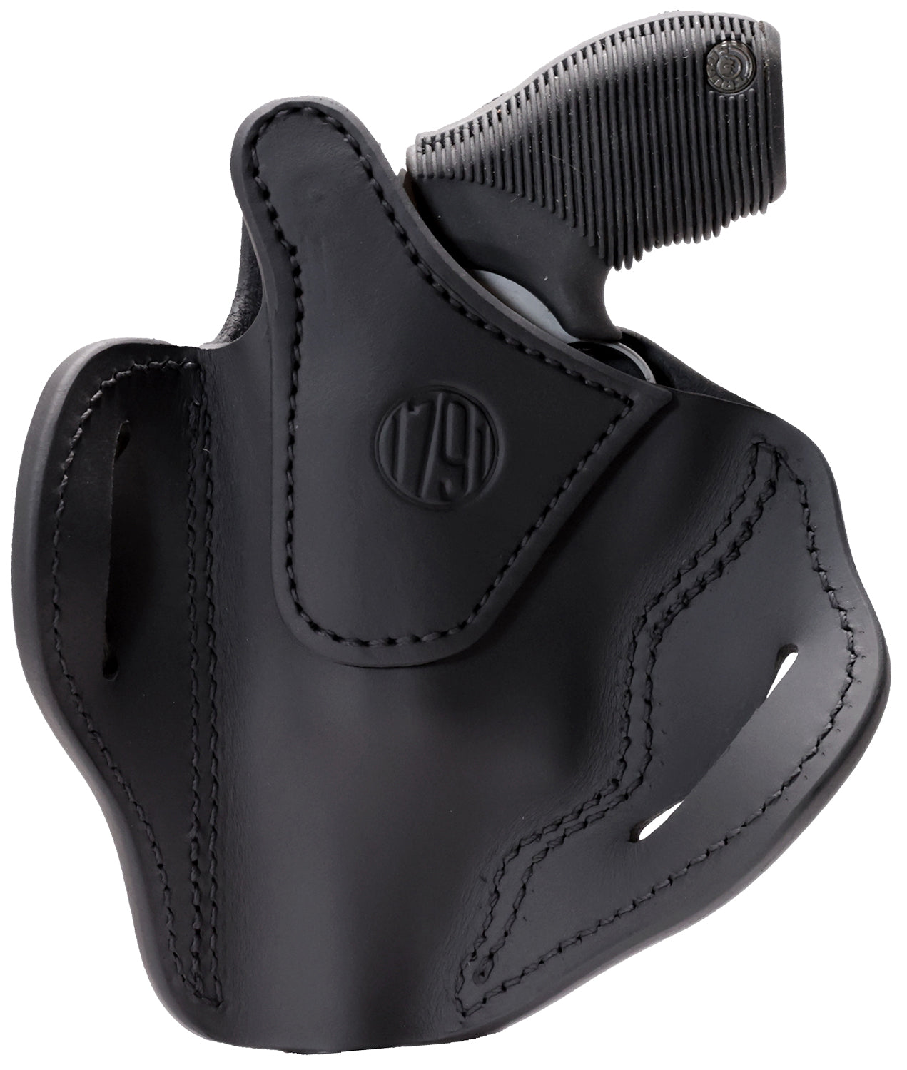 1791 Gunleather RVHX-3 OWB Stealth Black Leather Thumbbreak Holster Size 03 Z-Frame Revolver Belt Slide Right Hand