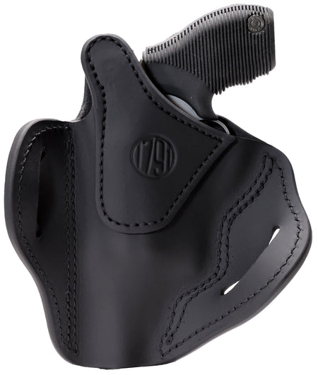 1791 Gunleather RVHX-3 OWB Stealth Black Leather Thumbbreak Holster Size 03 Z-Frame Revolver Belt Slide Right Hand