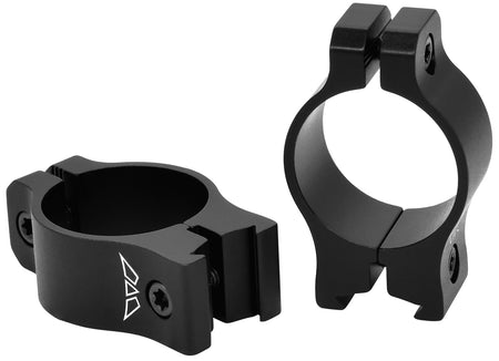 Warne V420M Vapor Rimfire Scope Rings Matte Black 1" Low 3/8" Dovetail 0 MOA