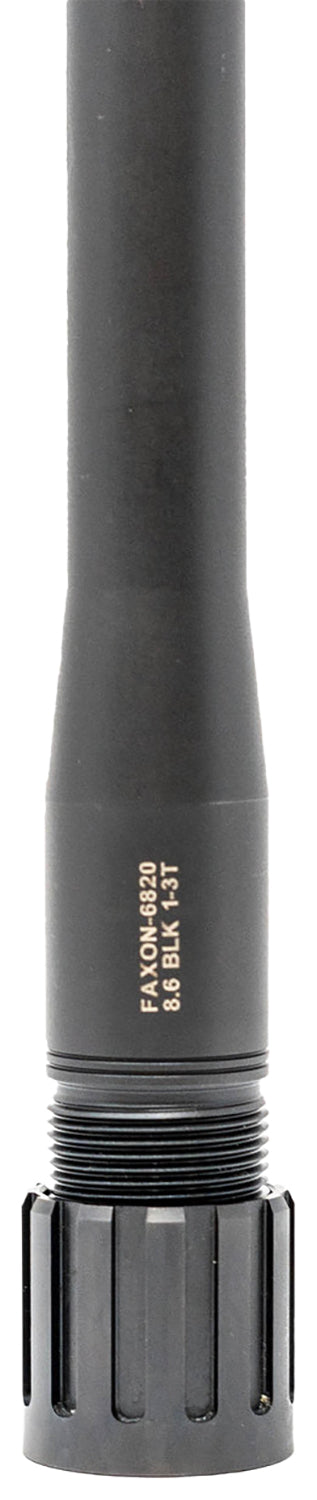 Faxon Firearms RemAge Modified Light Palma 8.6 Blackout 16" Target Crown QPQ Black Nitride 416R Stainless Barrel