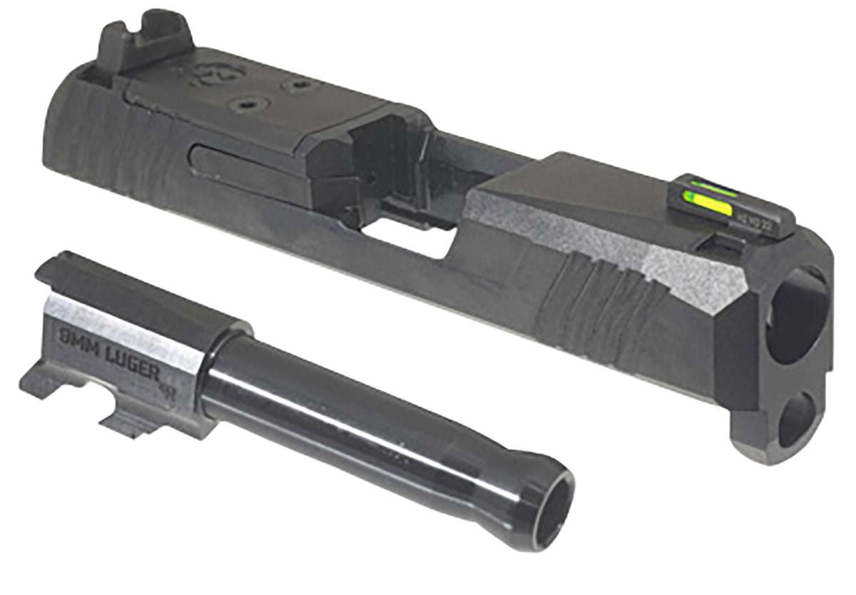 Ruger Max-9 Standard Slide Assembly 9mm Luger, Optic Ready Serrated Black Slide