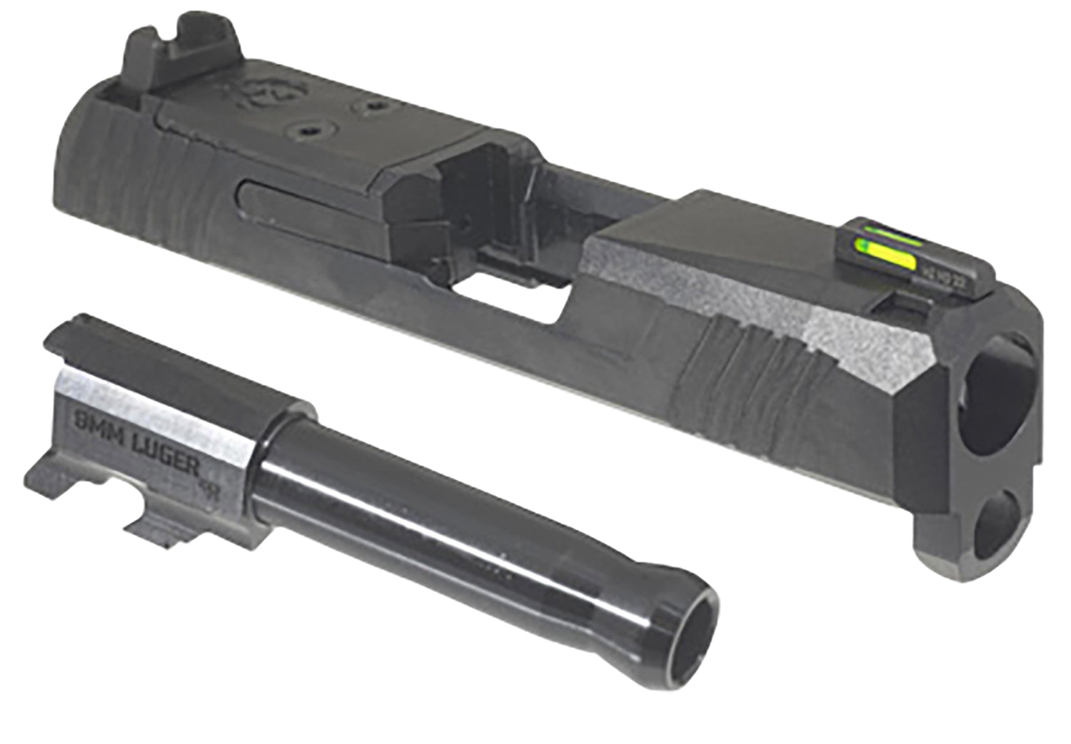 Ruger Max-9 Standard Slide Assembly 9mm Luger, Optic Ready Serrated Black Slide