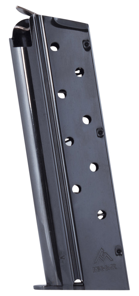 Mec-Gar MGCGOV9LB 1911 Full Size 9mm 9-Round Black Carbon Steel Magazine
