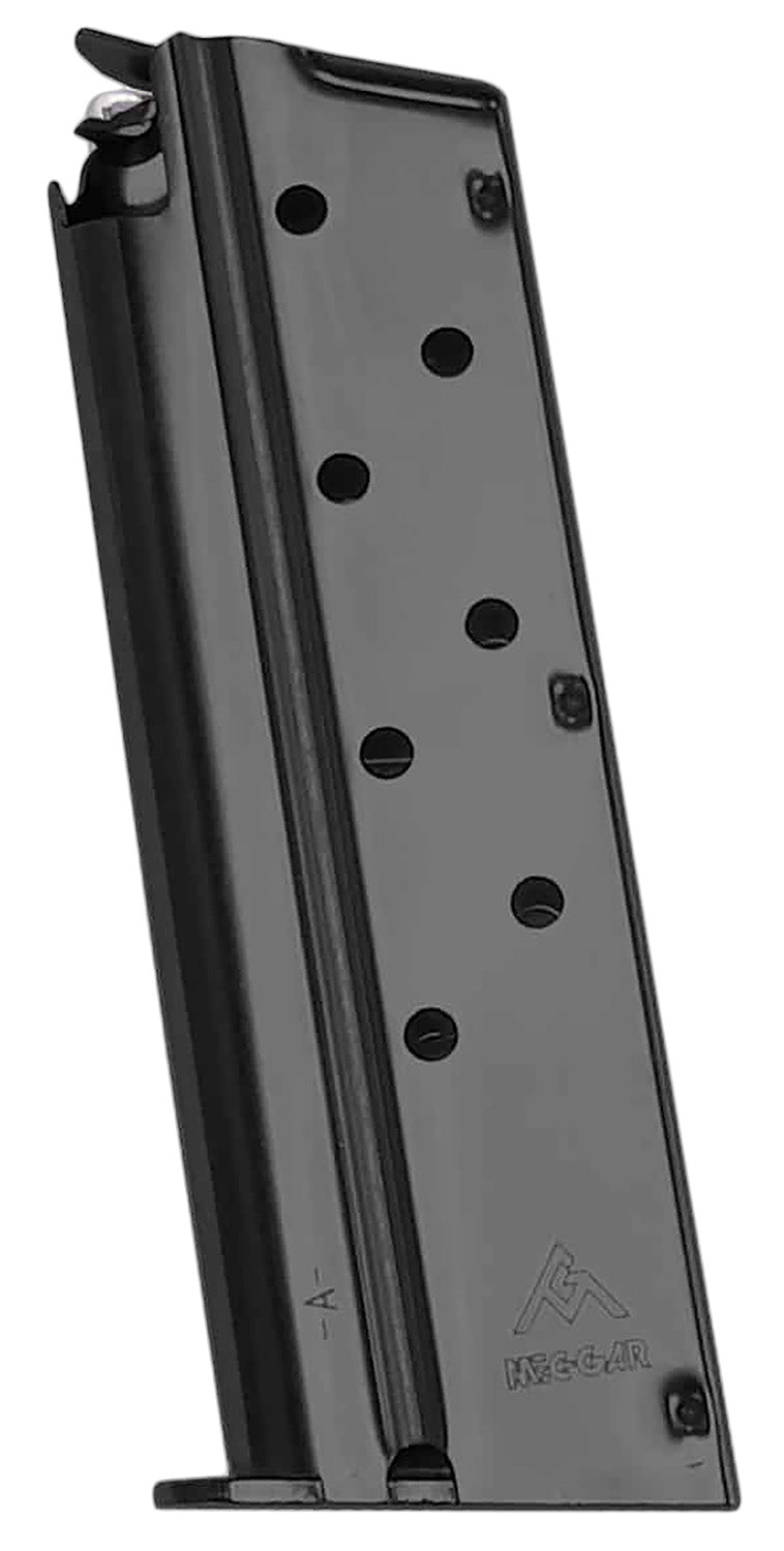 Mec-Gar MGCGOV9LCN 1911 Officers 8rd 9mm Black Carbon Steel Magazine