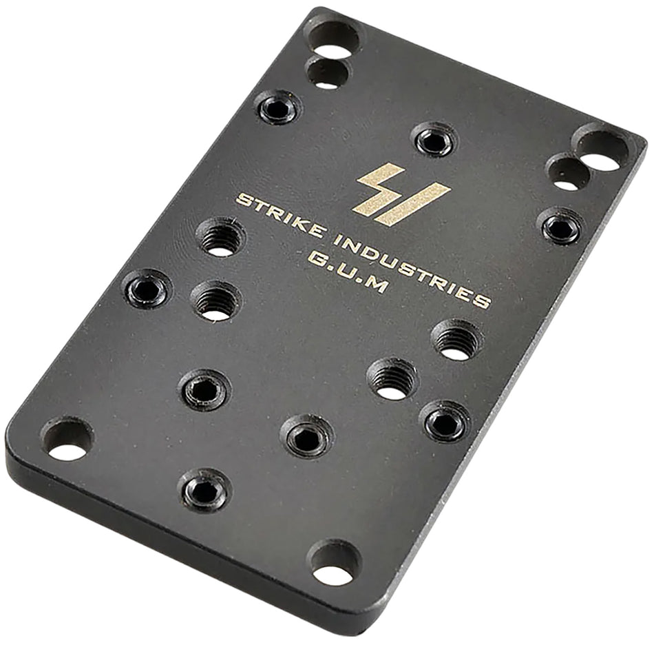Strike Industries GLOCKGUMV2 Universal Optic Mount for Glock Version 2 Black Steel Fits Glock Gen 1-5