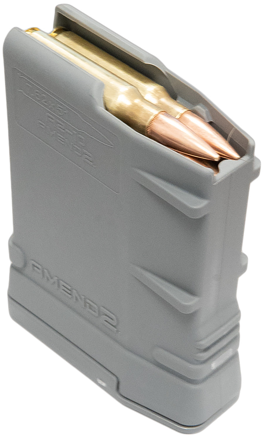 Amend2 MOD-2 10rd .308 Win/7.62x51mm AR-10 Compatible Magazine Gray Polymer