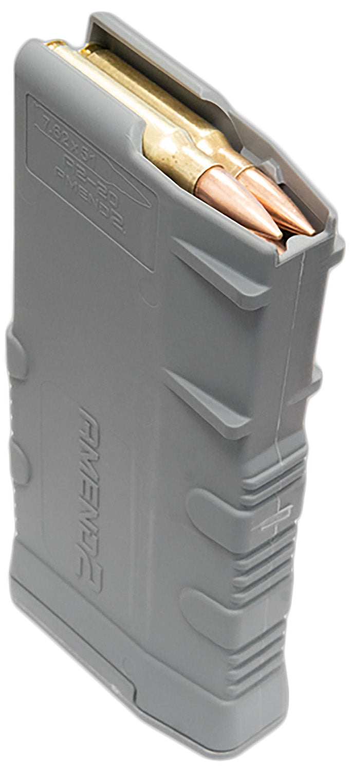Amend2 MOD-2 20rd .308 Win/7.62x51mm AR-10 Compatible Magazine Gray Polymer