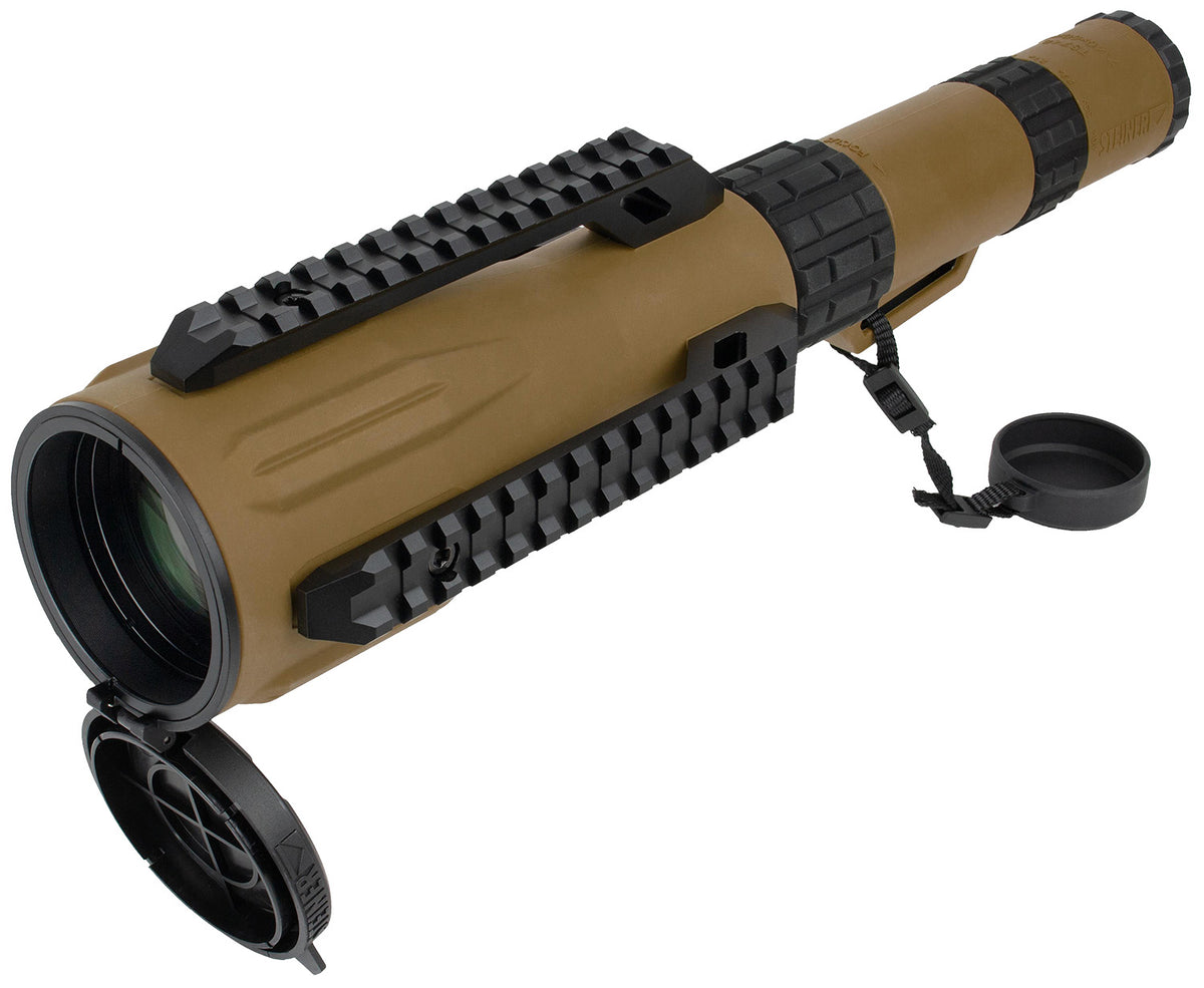 Steiner TS740 Straight Body Spotting Scope 7-40x60mm 1/2 Mil Dot Reticle Coyote Brown