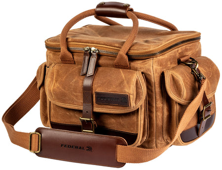 Remington FPRB Premium Range Bag Tan Waxed Canvas