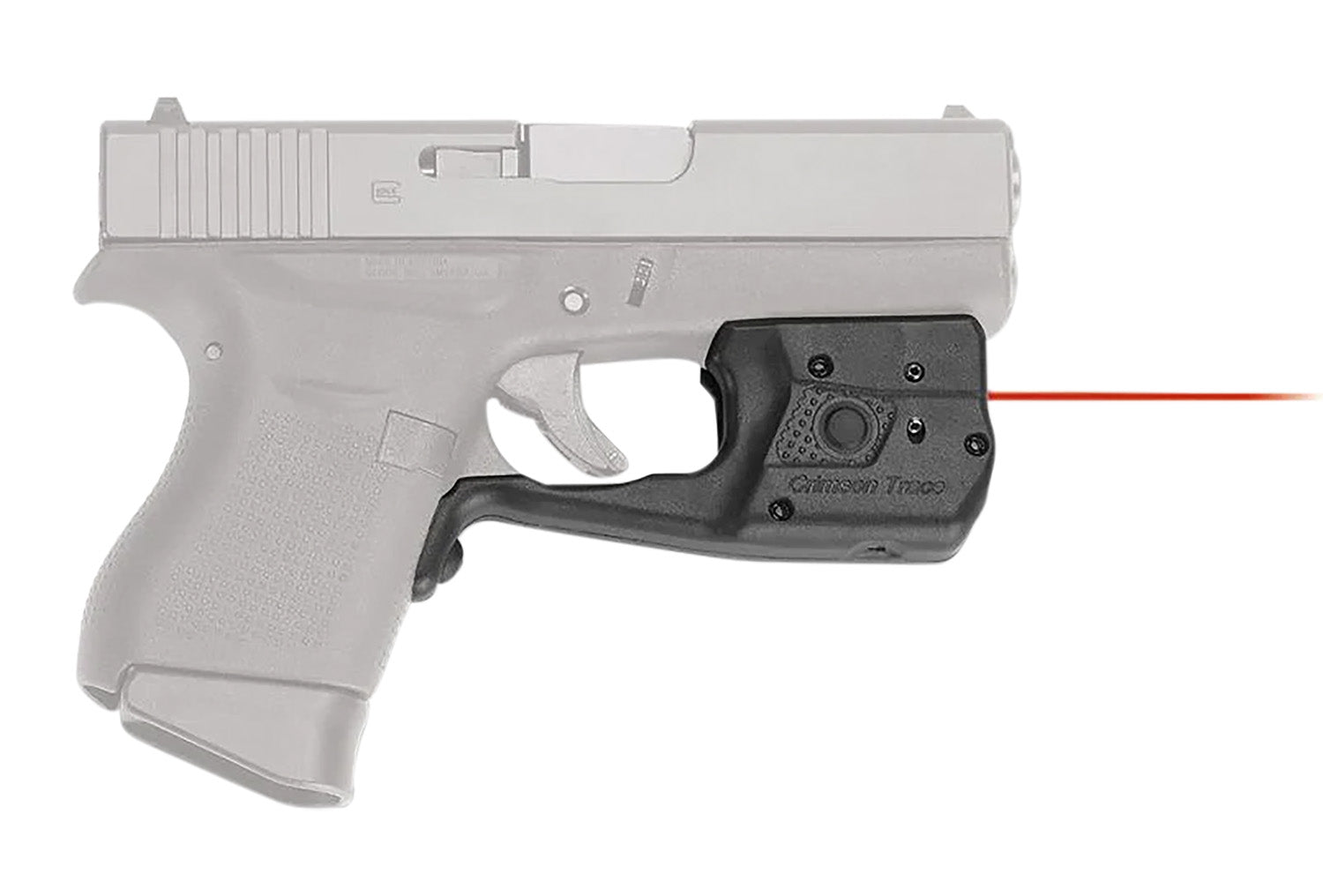 Crimson Trace 0152801 Laserguard Pro Glock 42/43/43X/48 Red Laser/White Light, Black