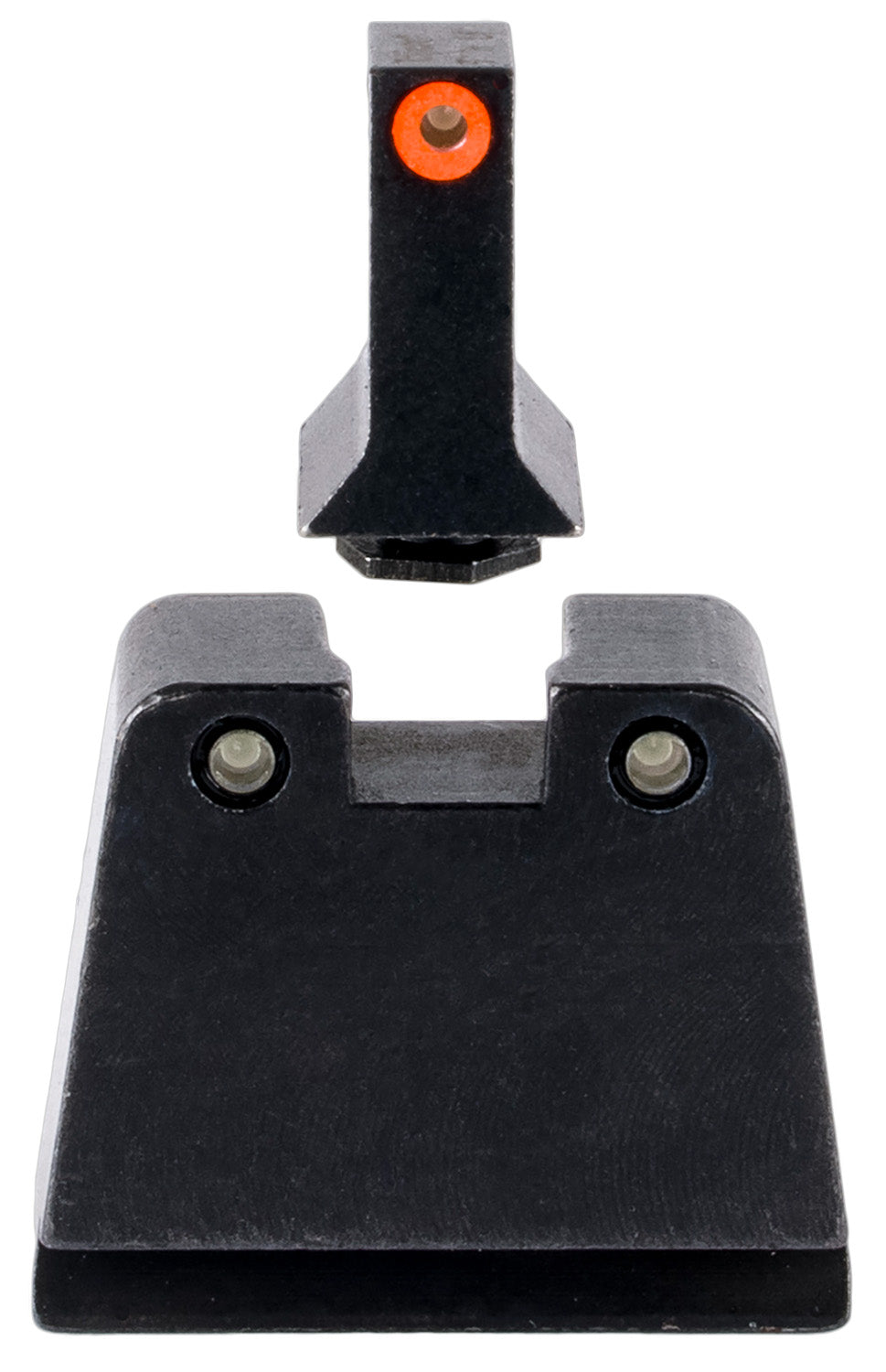 Trijicon GL243C601142 Suppressor/Optic Height Sights Green Tritium Orange Outline Front Green Tritium Black Rear Glock 42/43/43X