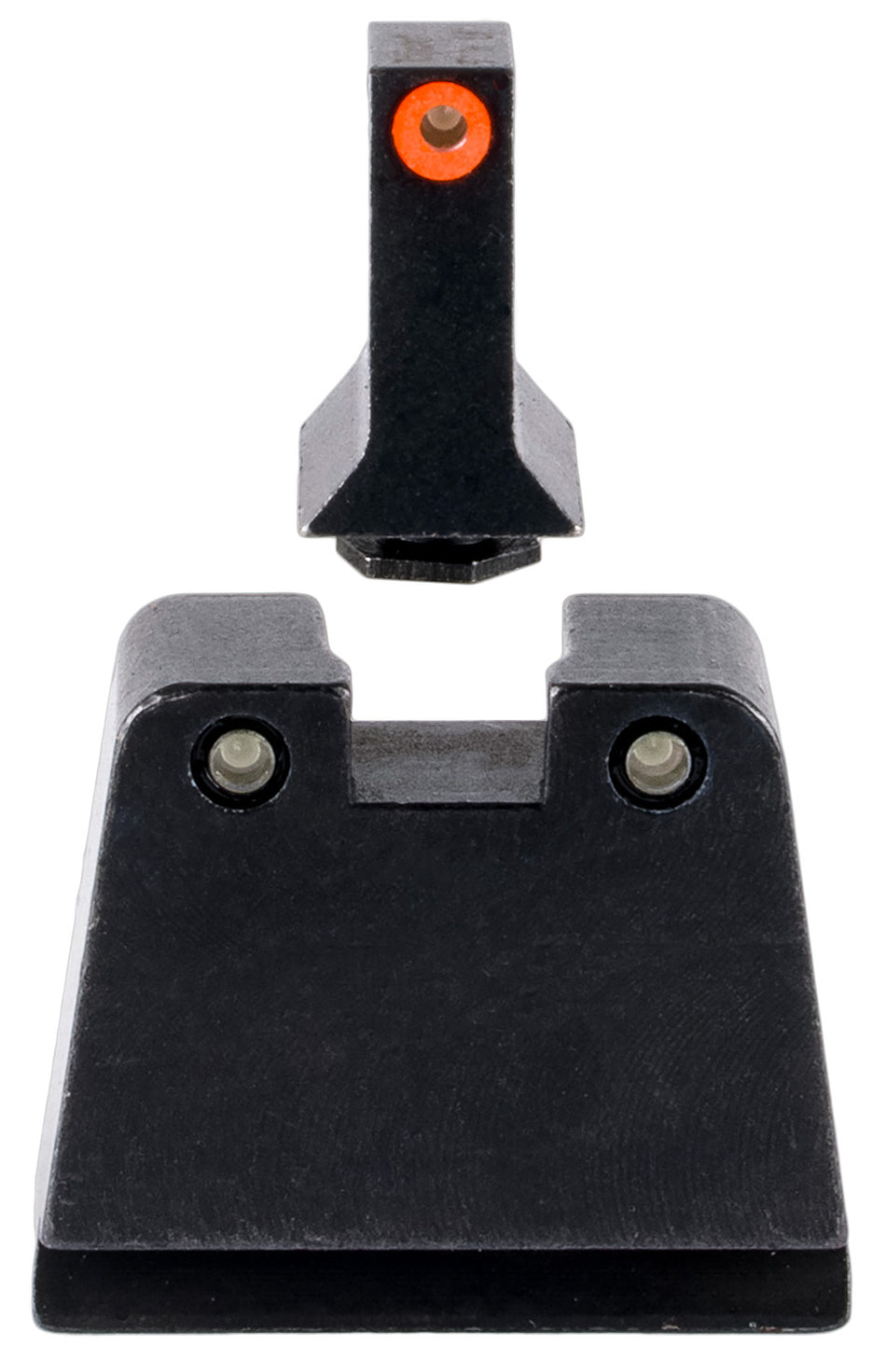 Trijicon GL243C601142 Suppressor/Optic Height Sights Green Tritium Orange Outline Front Green Tritium Black Rear Glock 42/43/43X