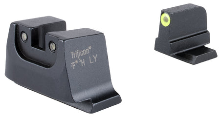 Trijicon SA240C601149 Suppressor/Optic Height Sights Green Tritium Yellow Outline Front Green Tritium Black Rear S&W M&P C.O.R.E./M2.0