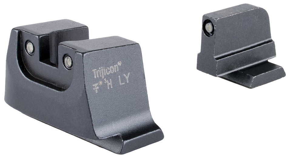 Trijicon SA240C601150 Suppressor/Optic Height Sights Green Tritium Black Outline Front Green Tritium Black Rear S&W M&P C.O.R.E./M2.0