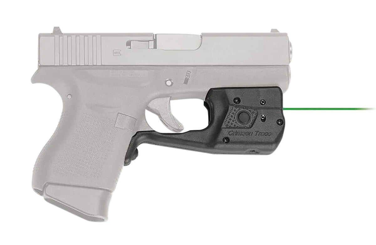 Crimson Trace 0158601 Laserguard Pro Glock 42/43/43X/48 Green Laser/White Light, Black