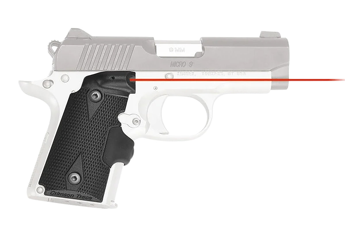 Crimson Trace 0152601 Lasergrips Kimber Micro 9 Red Laser, Black Polymer