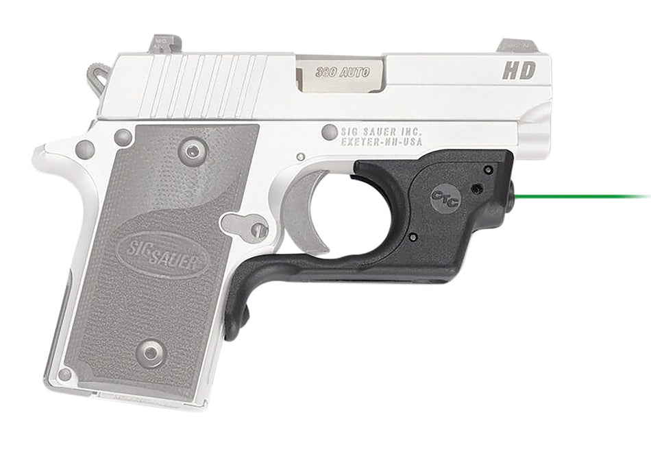 Crimson Trace 0147501 Laserguard Sig P238/P938 Green Laser Sight, Black Polymer