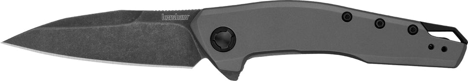 Kershaw Sanctum EDC Folding Knife 2.98" Wharncliffe BlackWash 8Cr13MoV Blade, Gray PVD Stainless Steel Handle