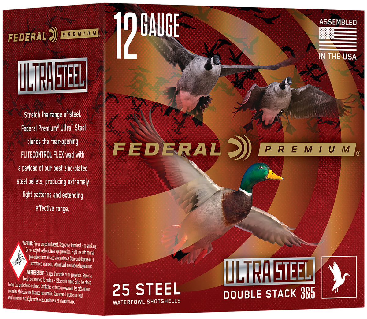 Federal Ultra Steel 12 Gauge 3 in / 3 in BB / 2 1-1/4 oz
