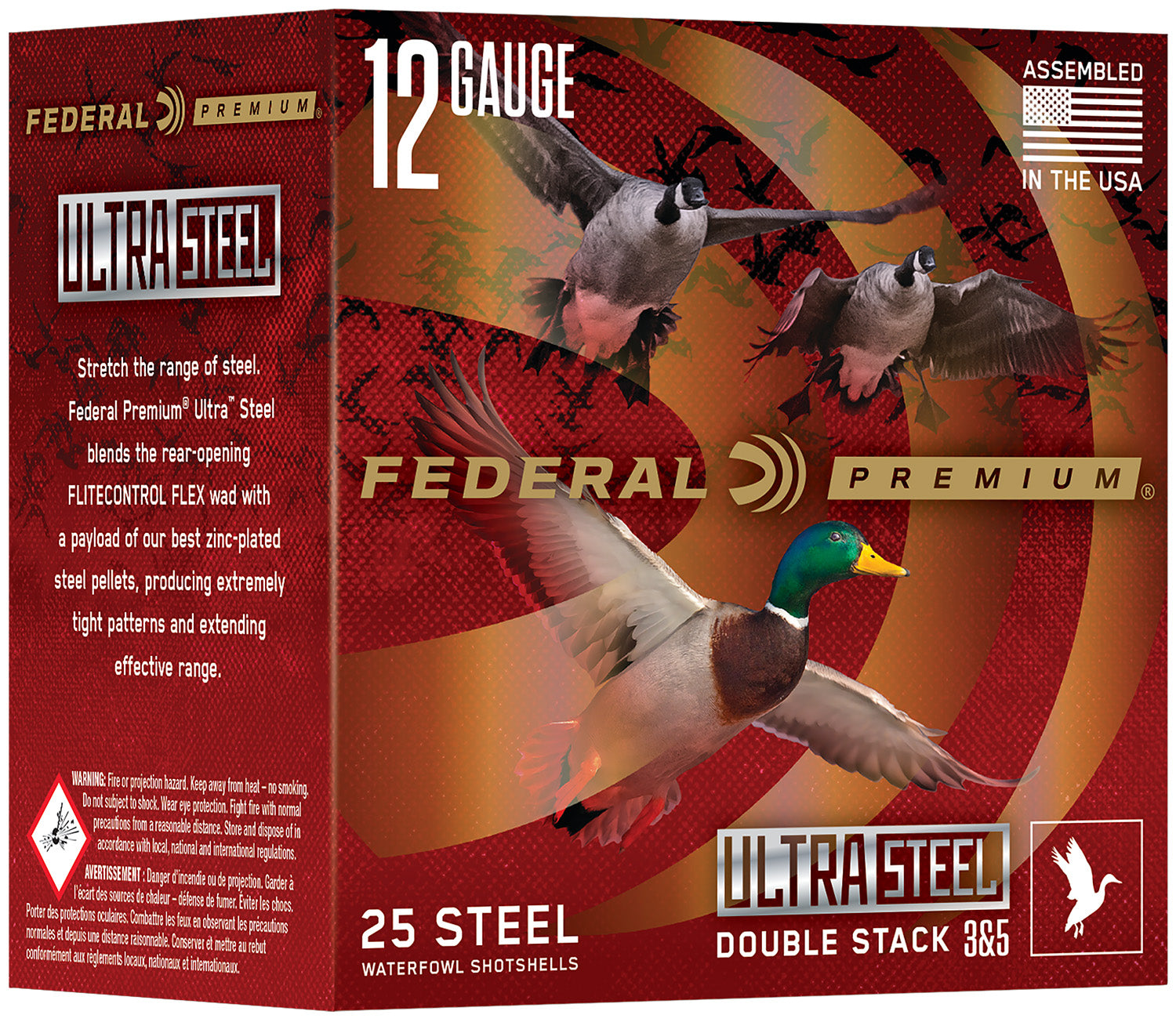 Federal Ultra Steel 12 Gauge 3 in / 3 in BB / 2 1-1/4 oz