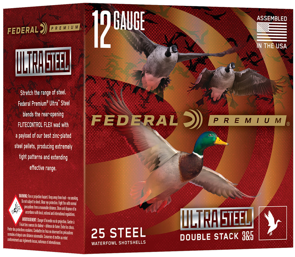 Federal Ultra Steel 12 Gauge 3 in / 3 in #2 1-1/4 oz