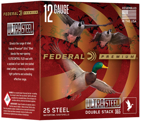 Federal Ultra Steel 12 Gauge 3 in / 3 in #2 / 4 1-1/4 oz