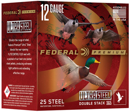 Federal Ultra Steel 12 Gauge 3 in / 3 in #3 / 5 1-1/4 oz