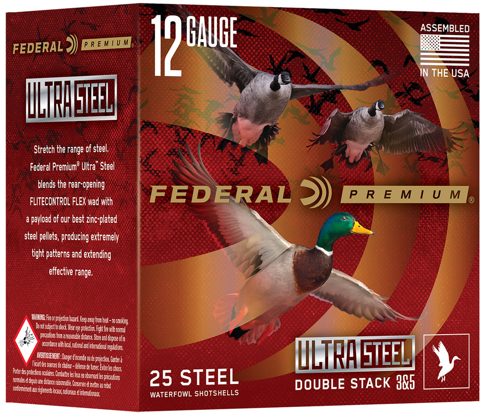 Federal Ultra Steel 12 Gauge 3 in / 3 in #3 / 5 1-1/4 oz