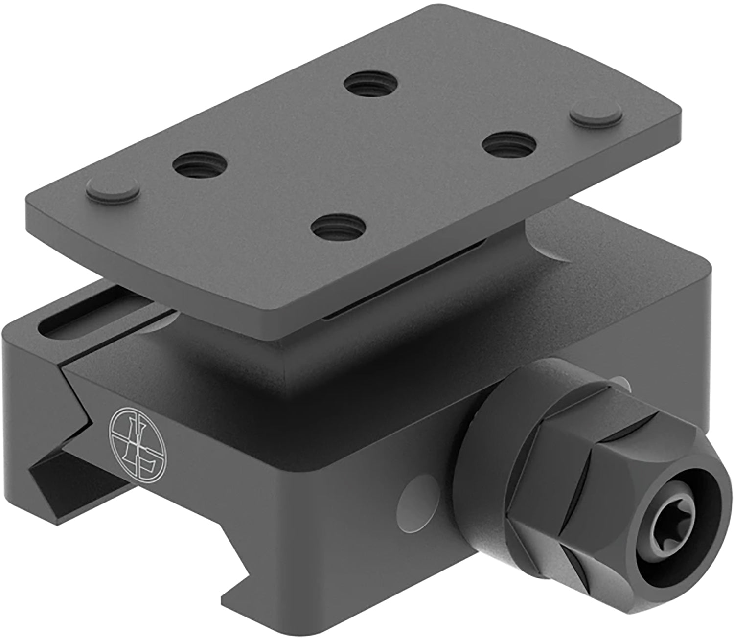 Leupold 171861 DeltaPoint Pro DLOC Quick Release Picatinny/Weaver Mount Matte Black Aluminum 0 MOA