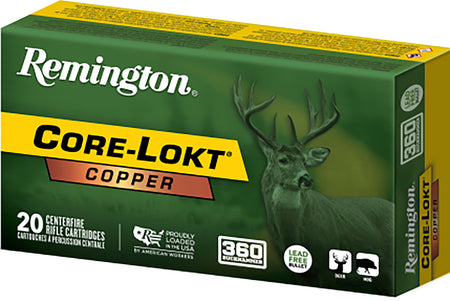 Remington Core-Lokt Copper .360 Buckhammer 160 gr CSHP ammo