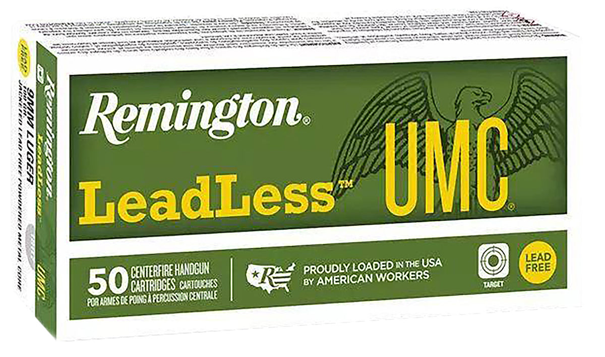 Remington UMC Leadless 9mm Luger / Parabellum 100 gr Solid ammo