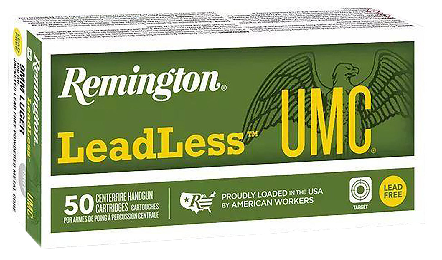 Remington UMC Leadless 9mm Luger / Parabellum 100 gr Solid ammo