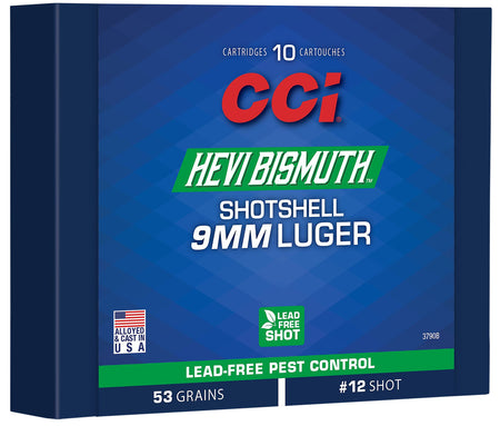 CCI Pest Control HEVI-Bismuth #11 Shot Size 9mm Luger / Parabellum 53 gr Shot Shell ammo