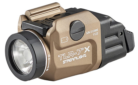 Streamlight 69456 TLR-7 X USB Flat Dark Earth 500 Lumens White LED Weapon Light