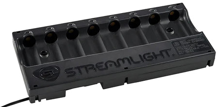 Streamlight 20230 8-Unit Bank Charger for SL-59/CR123A Batteries 12V DC