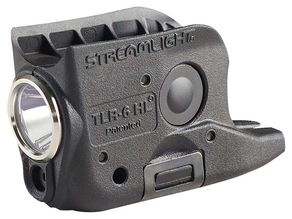 Streamlight 69340 TLR-6 HL Gun Light Black 300 Lumens White LED with Red Laser for Glock 42/43/43X/48