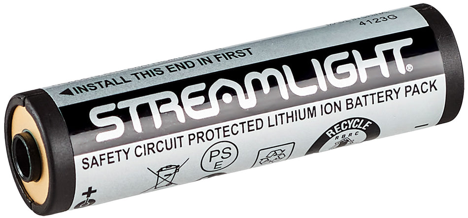 Streamlight 74436 Strion 2020 Replacement Lithium-Ion Battery Silver/Black 3.6 Volts