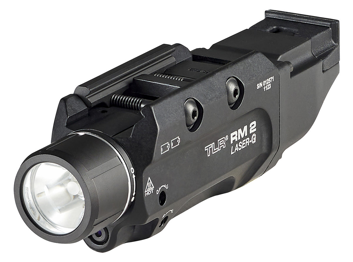Streamlight 69454 TLR-2 RM Weapon Light with Green Laser Black 1000 Lumens Picatinny Rail Mount