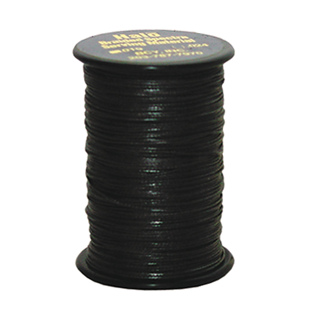 BCY Halo Braided Spectra Bowstring Serving Black .024 45 yds.
