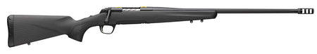 Browning 035602227 X-Bolt Pro Full Size 7mm Rem Mag 3+1 26" Matte Blued Fluted Sporter SR Barrel, Blued Drilled & Tapped/X-Lock Mount Steel Receiver, Black Fixed Synthetic Stock